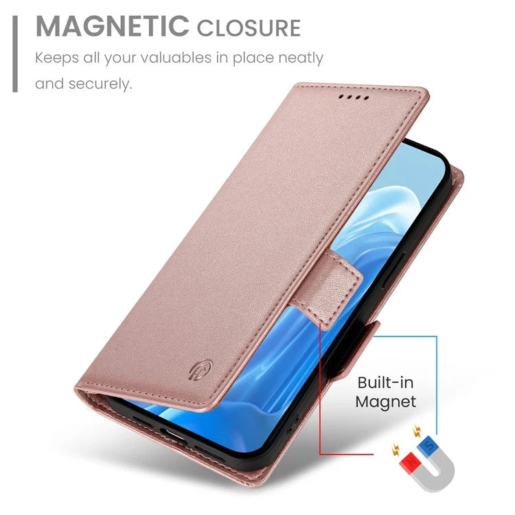 DF-010 For Samsung Galaxy M35 5G Stand Case PU Leather Wallet Phone Cover