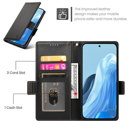 DF-010 For Samsung Galaxy M35 5G Stand Case PU Leather Wallet Phone Cover