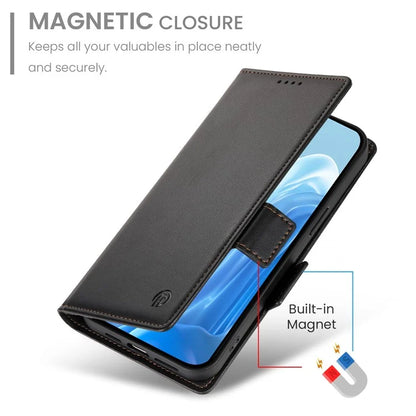 DF-010 For Samsung Galaxy M35 5G Stand Case PU Leather Wallet Phone Cover