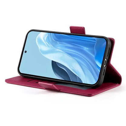DF-010 For Samsung Galaxy M35 5G Stand Case PU Leather Wallet Phone Cover