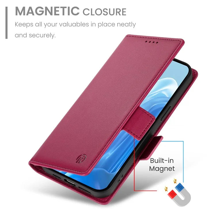 DF-010 For Samsung Galaxy M35 5G Stand Case PU Leather Wallet Phone Cover