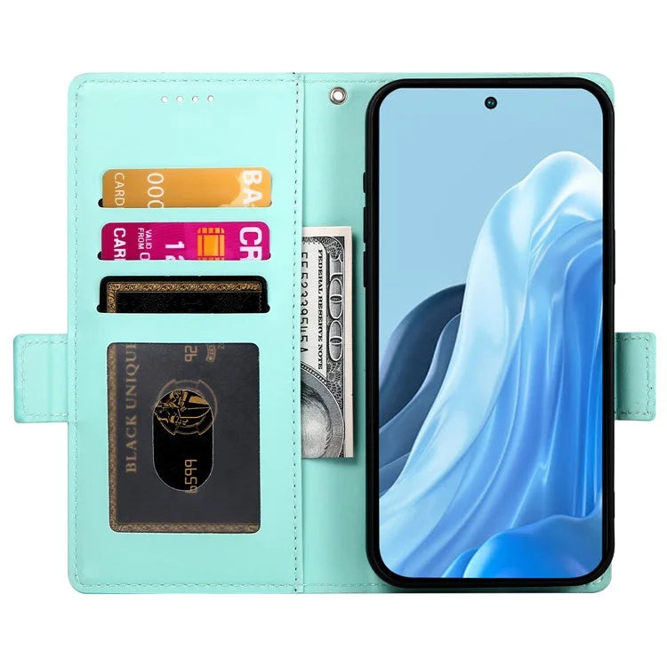 DF-010 For Samsung Galaxy M35 5G Stand Case PU Leather Wallet Phone Cover