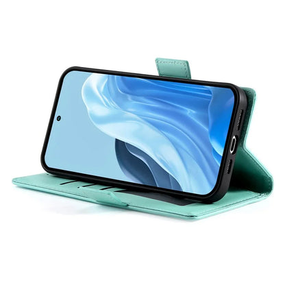 DF-010 For Samsung Galaxy M35 5G Stand Case PU Leather Wallet Phone Cover