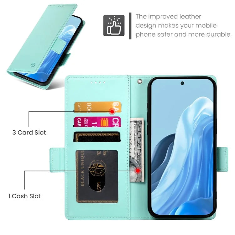DF-010 For Samsung Galaxy M35 5G Stand Case PU Leather Wallet Phone Cover