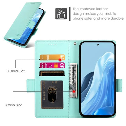 DF-010 For Samsung Galaxy M35 5G Stand Case PU Leather Wallet Phone Cover