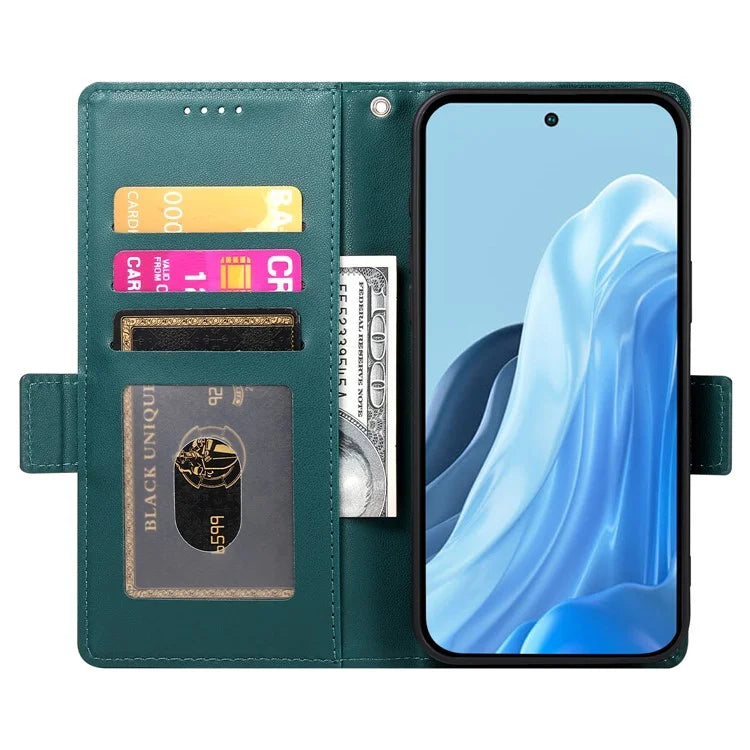 DF-010 For Samsung Galaxy M35 5G Stand Case PU Leather Wallet Phone Cover