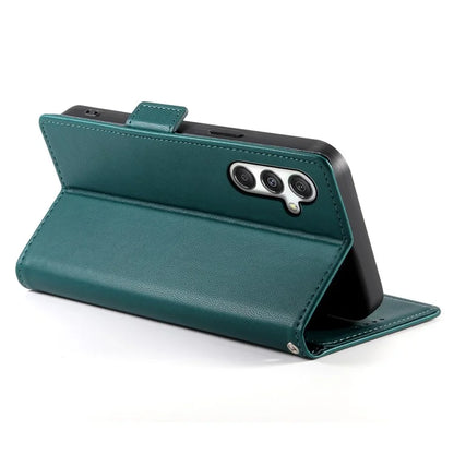 DF-010 For Samsung Galaxy M35 5G Stand Case PU Leather Wallet Phone Cover