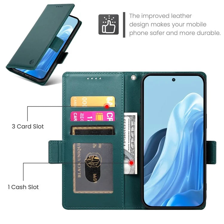 DF-010 For Samsung Galaxy M35 5G Stand Case PU Leather Wallet Phone Cover