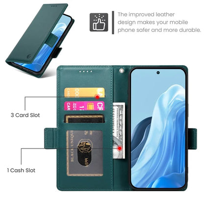 DF-010 For Samsung Galaxy M35 5G Stand Case PU Leather Wallet Phone Cover
