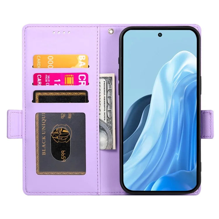 DF-010 For Samsung Galaxy M35 5G Stand Case PU Leather Wallet Phone Cover