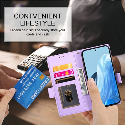 DF-010 For Samsung Galaxy M35 5G Stand Case PU Leather Wallet Phone Cover