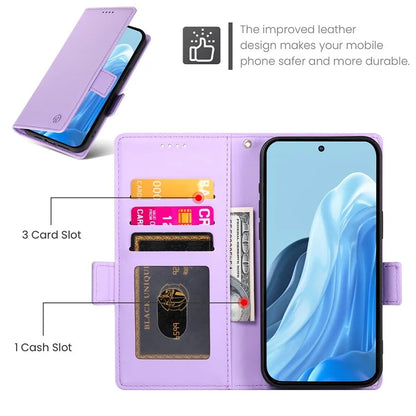DF-010 For Samsung Galaxy M35 5G Stand Case PU Leather Wallet Phone Cover