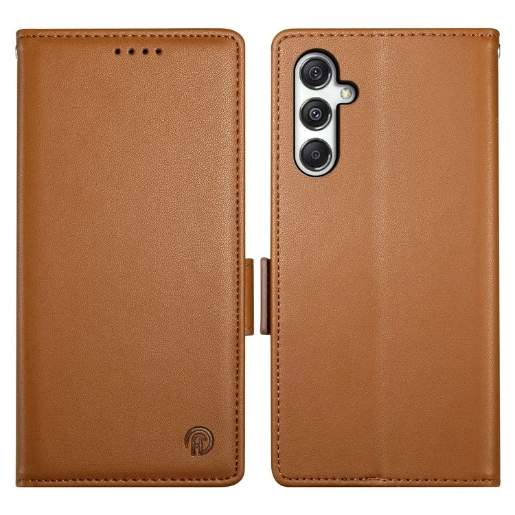 DF-010 For Samsung Galaxy M35 5G Stand Case PU Leather Wallet Phone Cover