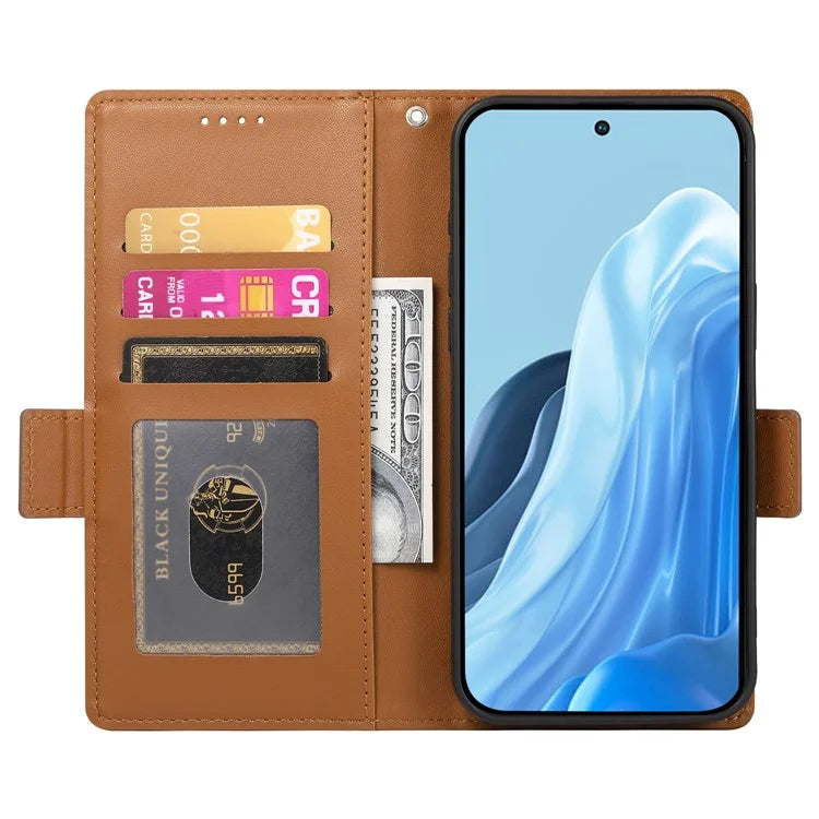 DF-010 For Samsung Galaxy M35 5G Stand Case PU Leather Wallet Phone Cover
