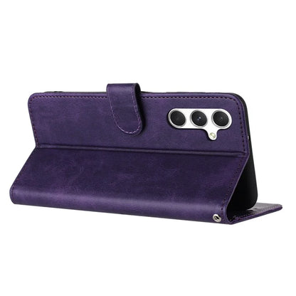For Samsung Galaxy A16 5G Case Flip Stand PU Leather Wallet Phone Cover Calf Texture