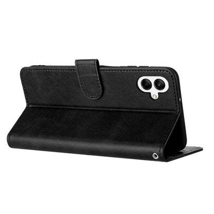 For Samsung Galaxy A06 Case Flip Stand PU Leather Wallet Phone Cover Calf Texture