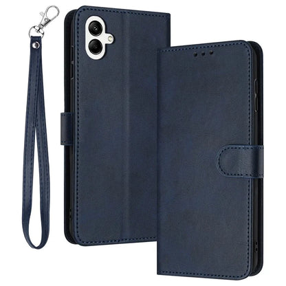 For Samsung Galaxy A06 Case Flip Stand PU Leather Wallet Phone Cover Calf Texture