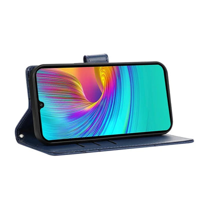 DF-06 For Samsung Galaxy A16 5G Phone Case Line Imprint Leather Wallet Cover
