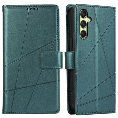DF-06 For Samsung Galaxy A16 5G Phone Case Line Imprint Leather Wallet Cover