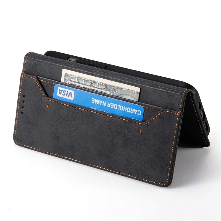 DF-05 For Samsung Galaxy A16 5G Wallet Case RFID Blocking PU Leather Phone Cover