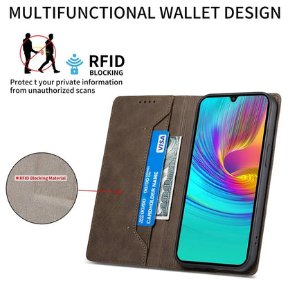 DF-05 For Samsung Galaxy A16 5G Wallet Case RFID Blocking PU Leather Phone Cover