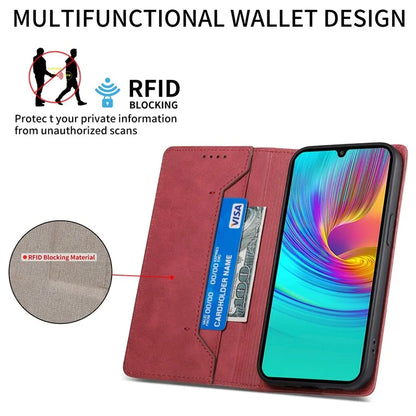 DF-05 For Samsung Galaxy A16 5G Wallet Case RFID Blocking PU Leather Phone Cover