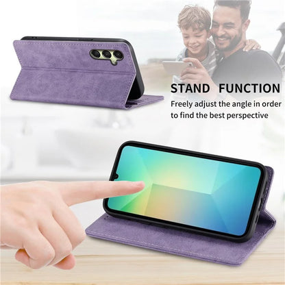DF-05 For Samsung Galaxy A16 5G Wallet Case RFID Blocking PU Leather Phone Cover