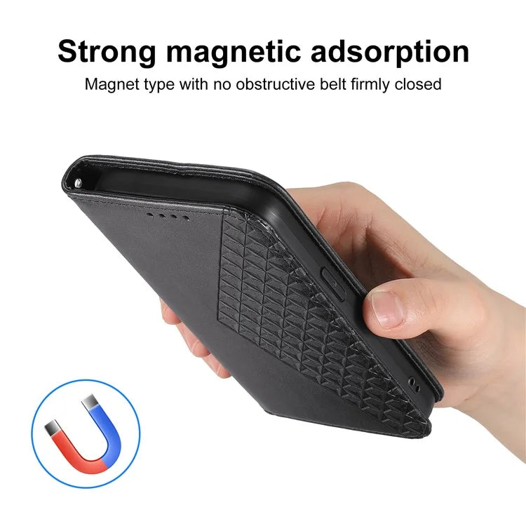 For Samsung Galaxy A16 5G Case Calf Texture PU Leather Phone Cover with Wallet