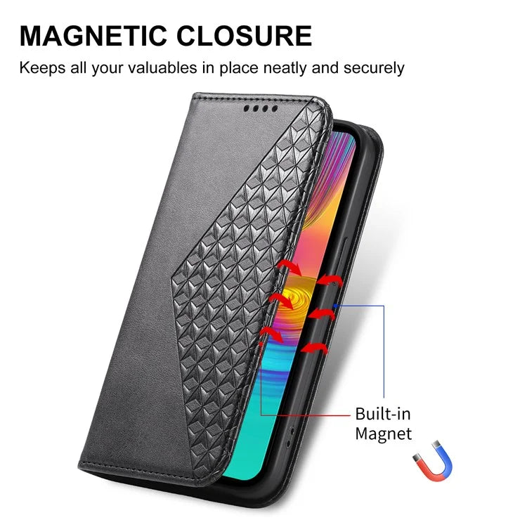 For Samsung Galaxy A16 5G Case Calf Texture PU Leather Phone Cover with Wallet
