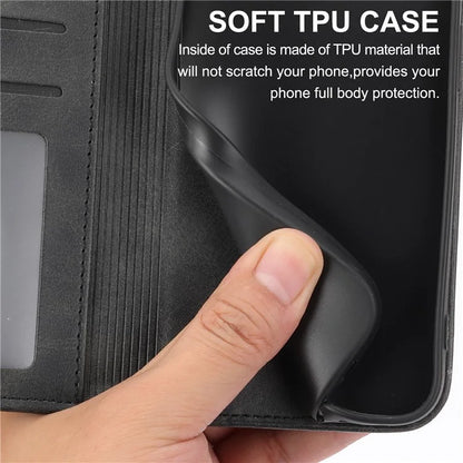 For Samsung Galaxy A16 5G Case Calf Texture PU Leather Phone Cover with Wallet