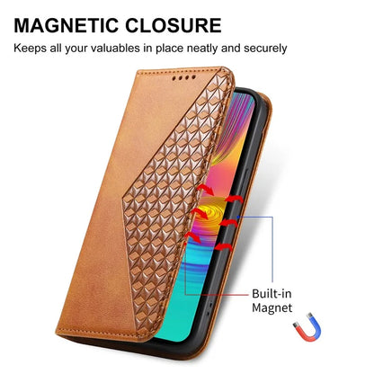 For Samsung Galaxy A16 5G Case Calf Texture PU Leather Phone Cover with Wallet