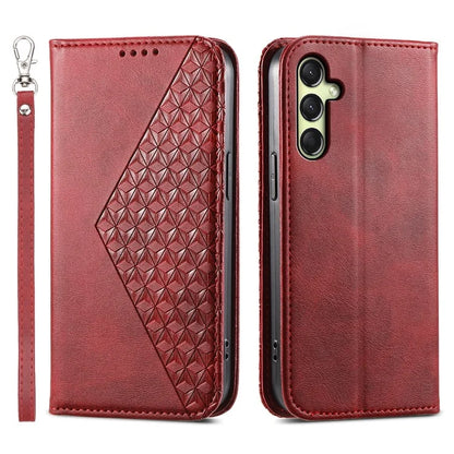 For Samsung Galaxy A16 5G Case Calf Texture PU Leather Phone Cover with Wallet
