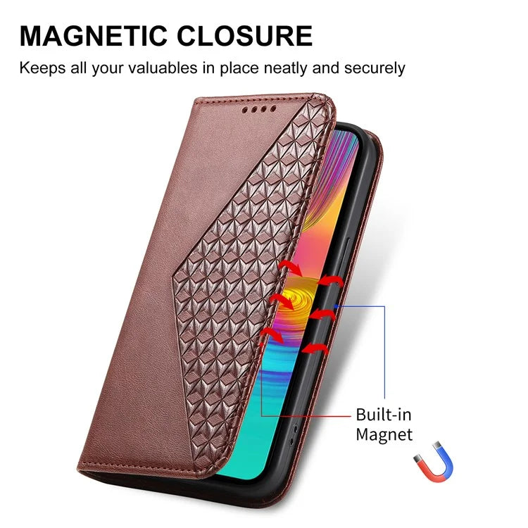 For Samsung Galaxy A16 5G Case Calf Texture PU Leather Phone Cover with Wallet