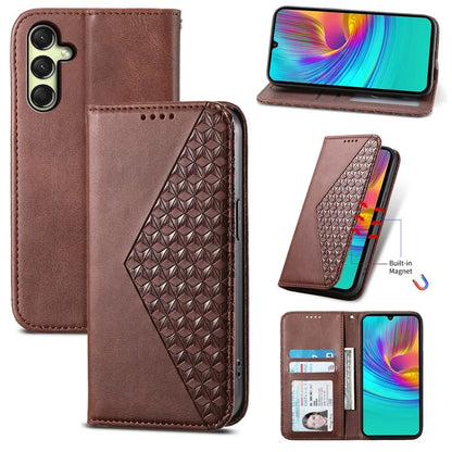 For Samsung Galaxy A16 5G Case Calf Texture PU Leather Phone Cover with Wallet
