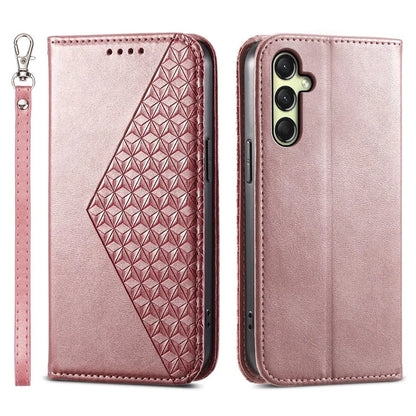 For Samsung Galaxy A16 5G Case Calf Texture PU Leather Phone Cover with Wallet