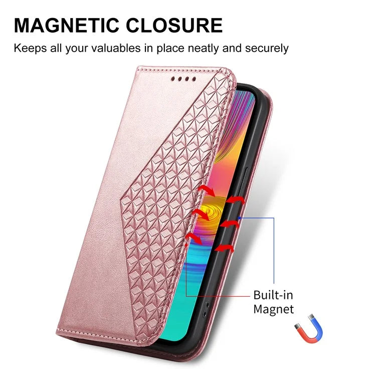 For Samsung Galaxy A16 5G Case Calf Texture PU Leather Phone Cover with Wallet