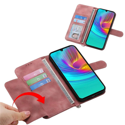 For Samsung Galaxy A16 5G Case Flower Pattern PU Leather Wallet Phone Cover with Strap