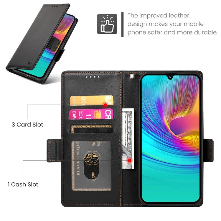 DF-010 For Samsung Galaxy A16 5G Stand Case PU Leather Wallet Phone Cover