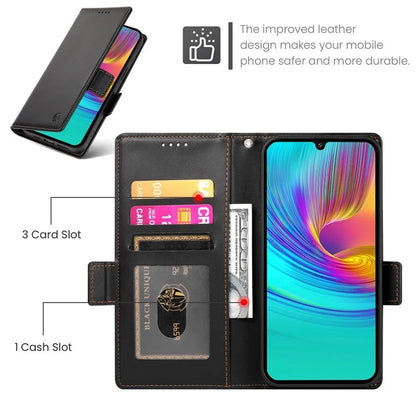 DF-010 For Samsung Galaxy A16 5G Stand Case PU Leather Wallet Phone Cover