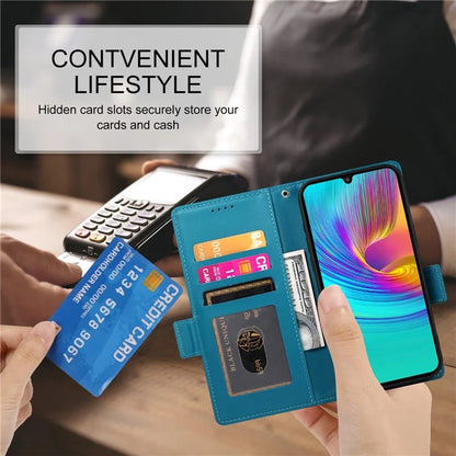 DF-010 For Samsung Galaxy A16 5G Stand Case PU Leather Wallet Phone Cover