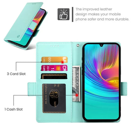DF-010 For Samsung Galaxy A16 5G Stand Case PU Leather Wallet Phone Cover
