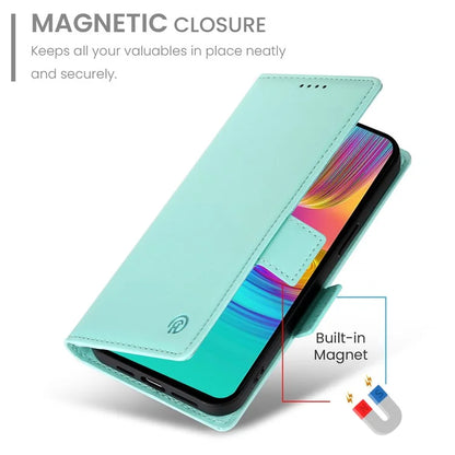 DF-010 For Samsung Galaxy A16 5G Stand Case PU Leather Wallet Phone Cover