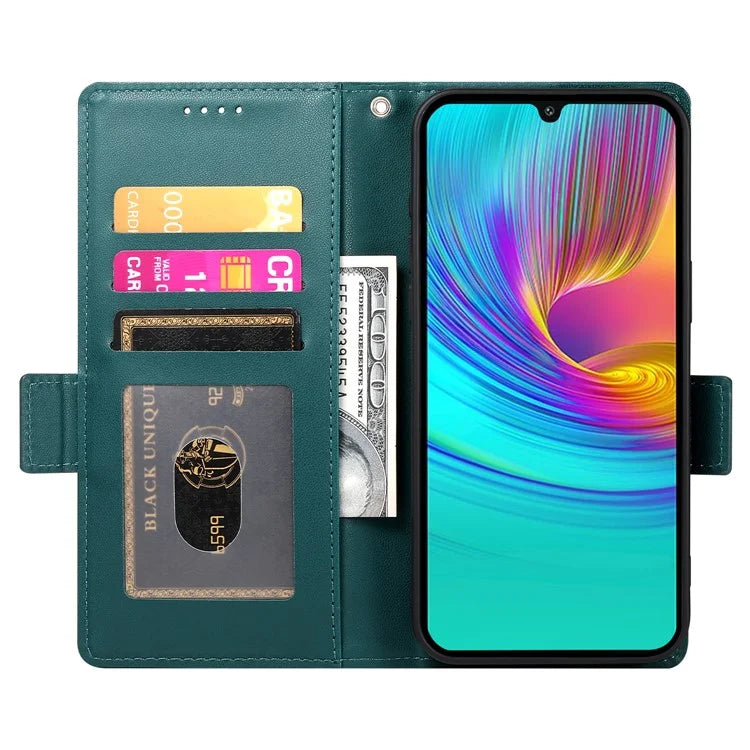 DF-010 For Samsung Galaxy A16 5G Stand Case PU Leather Wallet Phone Cover