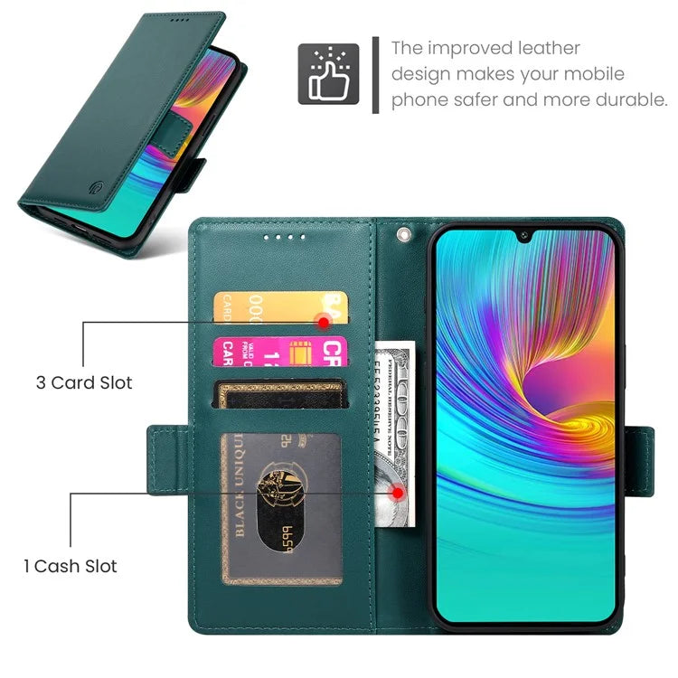 DF-010 For Samsung Galaxy A16 5G Stand Case PU Leather Wallet Phone Cover