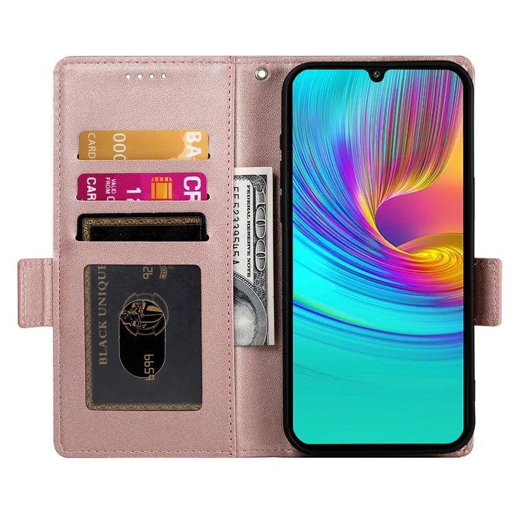 DF-010 For Samsung Galaxy A16 5G Stand Case PU Leather Wallet Phone Cover