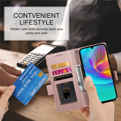 DF-010 For Samsung Galaxy A16 5G Stand Case PU Leather Wallet Phone Cover