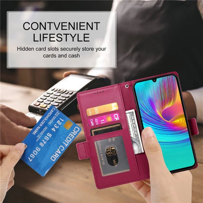 DF-010 For Samsung Galaxy A16 5G Stand Case PU Leather Wallet Phone Cover