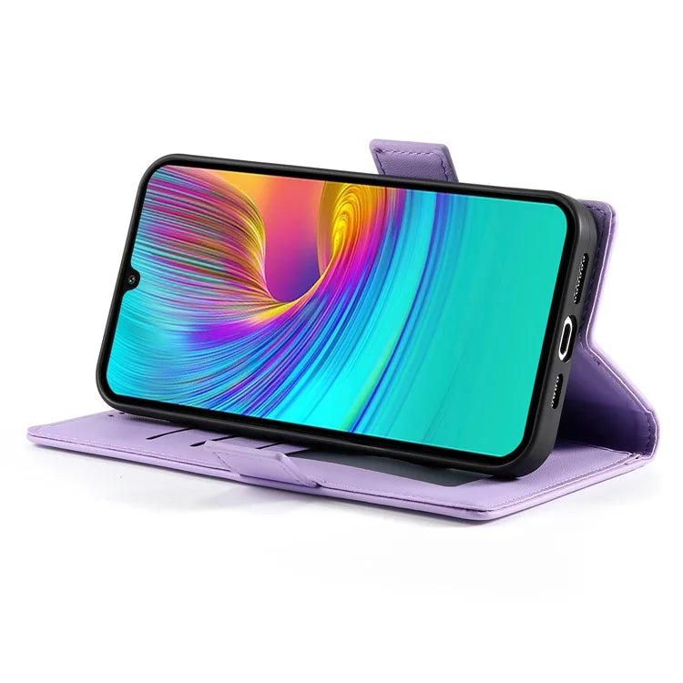 DF-010 For Samsung Galaxy A16 5G Stand Case PU Leather Wallet Phone Cover