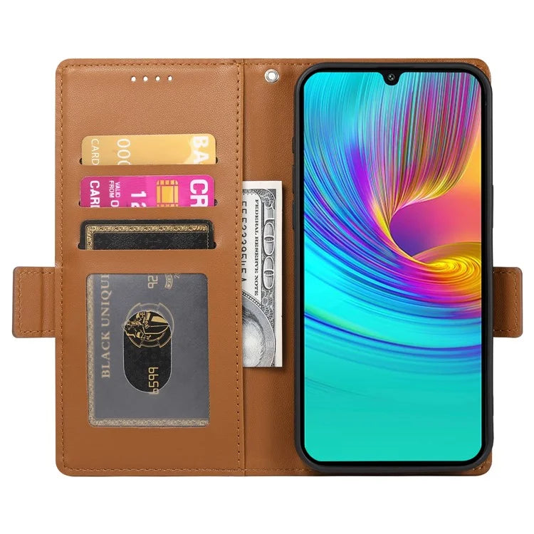 DF-010 For Samsung Galaxy A16 5G Stand Case PU Leather Wallet Phone Cover