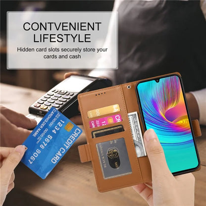 DF-010 For Samsung Galaxy A16 5G Stand Case PU Leather Wallet Phone Cover